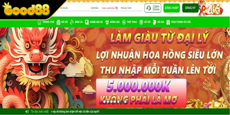 Thông tin thú vị về nhà cái Good88 đẳng cấp